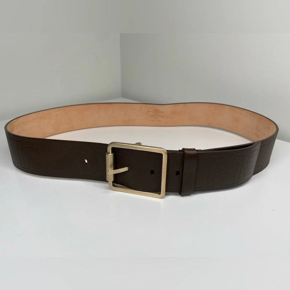 Louis Vuitton Printed Leather Belt Automne Hiver